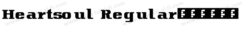 Heartsoul Regular字体转换